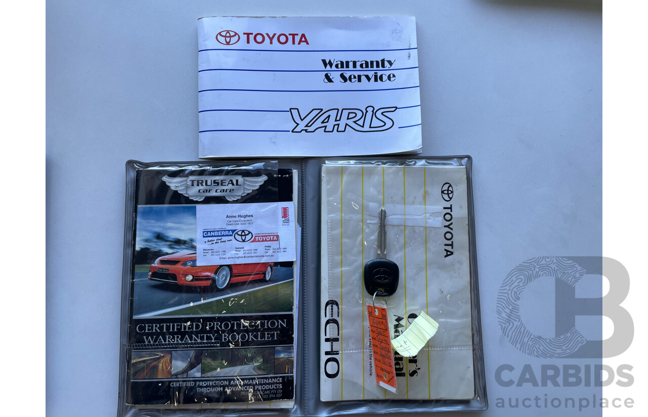 11/2005 Toyota Yaris YR NCP90R 3d Hatchback Blue 1.3L