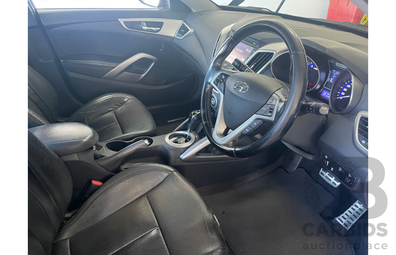 4/2014 Hyundai Veloster + FS MY13 3d Coupe Blue 1.6L