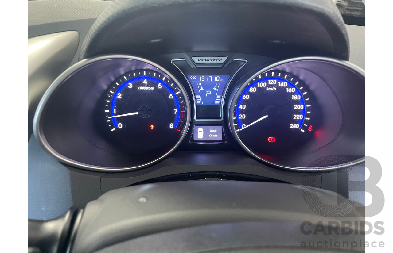 4/2014 Hyundai Veloster + FS MY13 3d Coupe Blue 1.6L