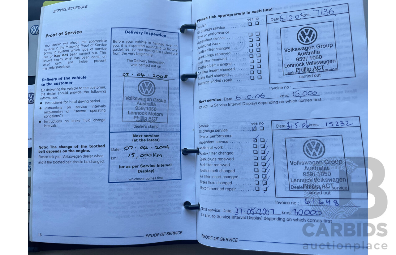 3/2005 Volkswagen Golf 2.0 TDI Comfortline 1K 5d Hatchback Black 2.0L