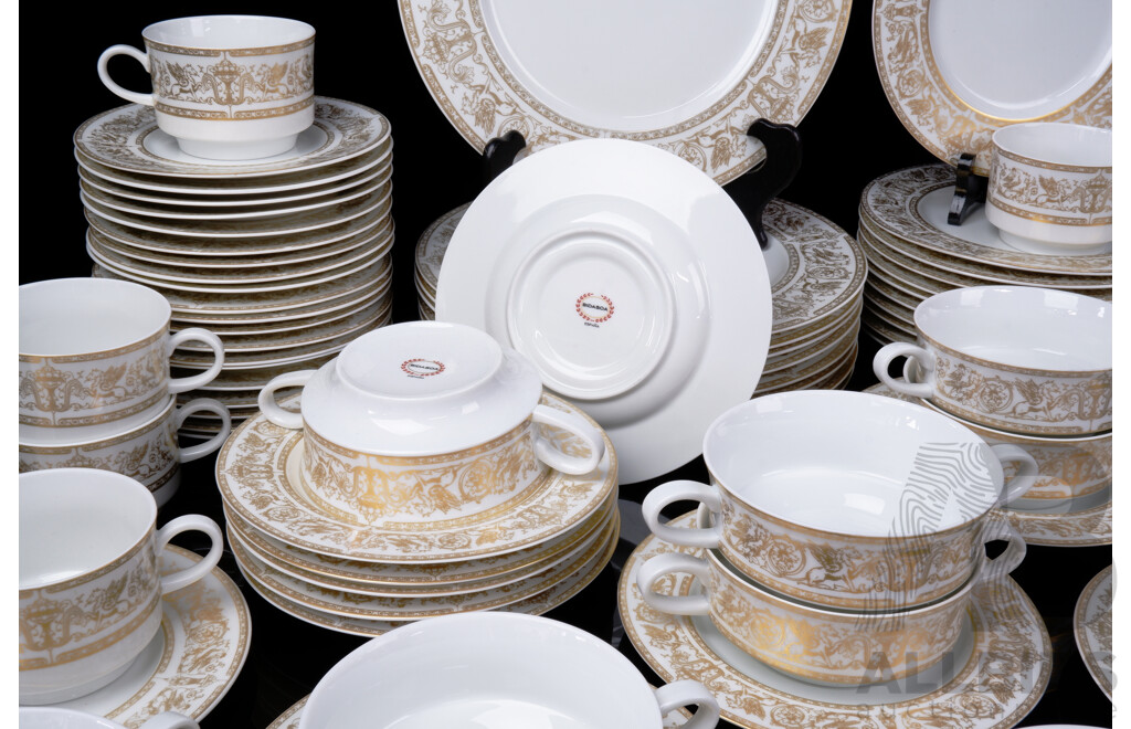 Spanish Bidasoa Porcelain 71 Piece Dinner Service