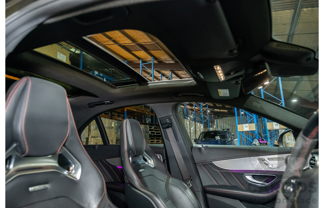 08/2018 Mercedes Benz C43 AMG 4Matic (AWD) MY19 W205 4d Sedan Obsidian Black Metallic Twin Turbo 3.0L