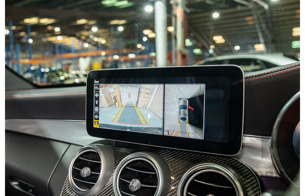 08/2018 Mercedes Benz C43 AMG 4Matic (AWD) MY19 W205 4d Sedan Obsidian Black Metallic Twin Turbo 3.0L