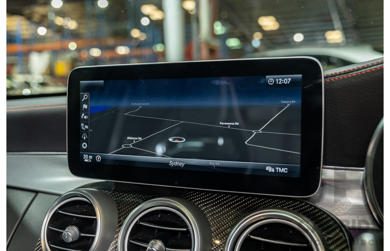 08/2018 Mercedes Benz C43 AMG 4Matic (AWD) MY19 W205 4d Sedan Obsidian Black Metallic Twin Turbo 3.0L