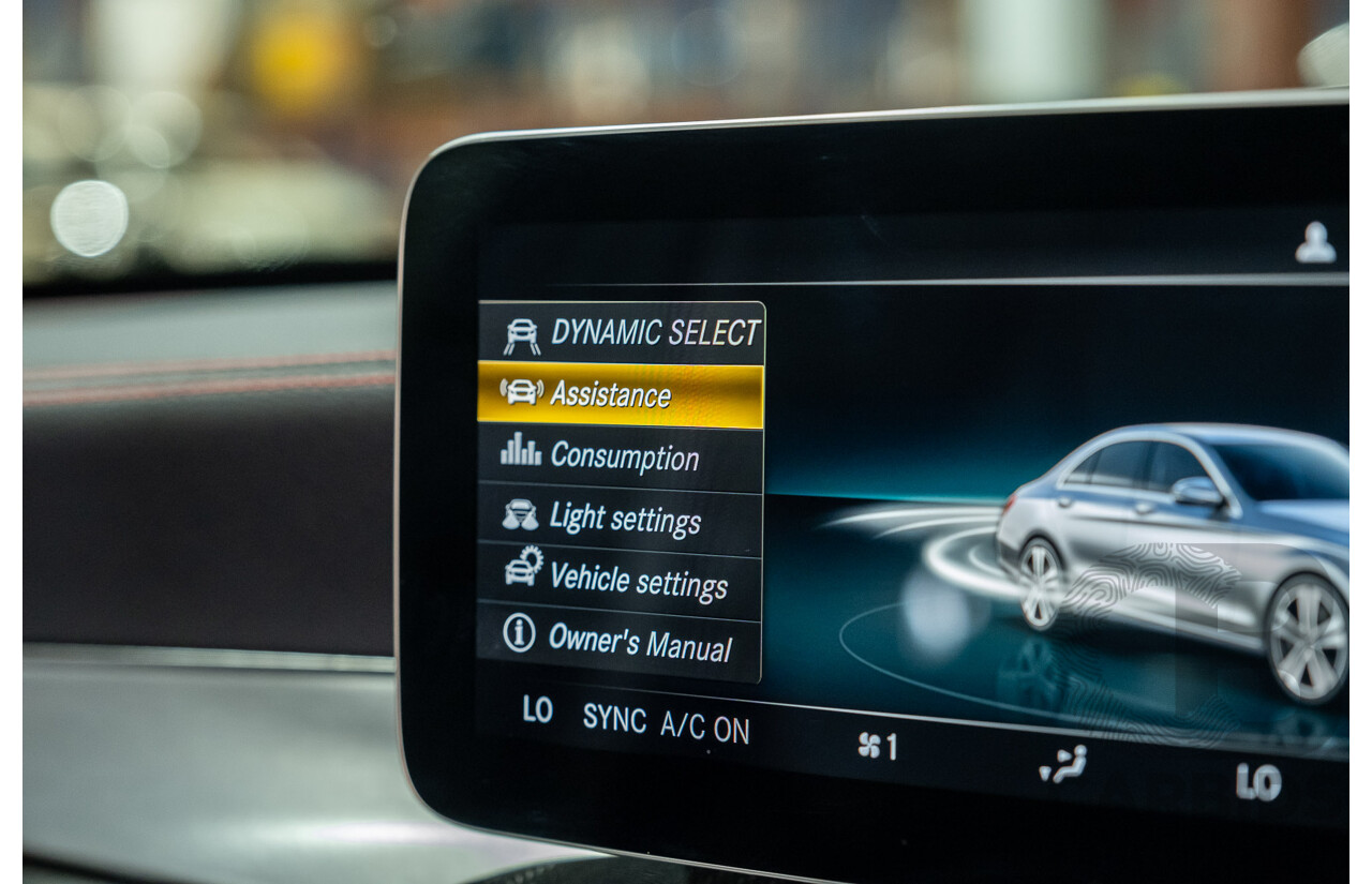 08/2018 Mercedes Benz C43 AMG 4Matic (AWD) MY19 W205 4d Sedan Obsidian Black Metallic Twin Turbo 3.0L