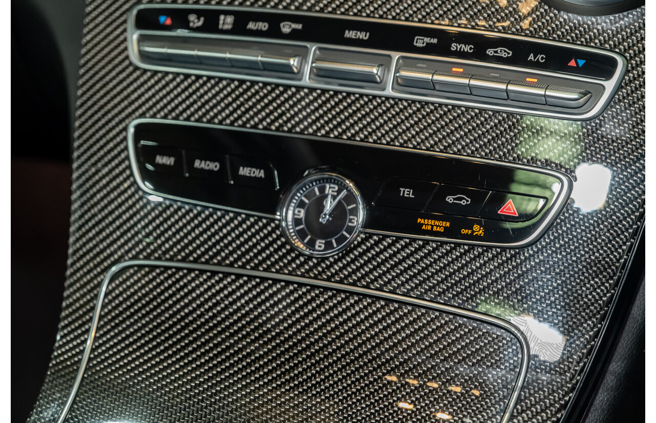 08/2018 Mercedes Benz C43 AMG 4Matic (AWD) MY19 W205 4d Sedan Obsidian Black Metallic Twin Turbo 3.0L