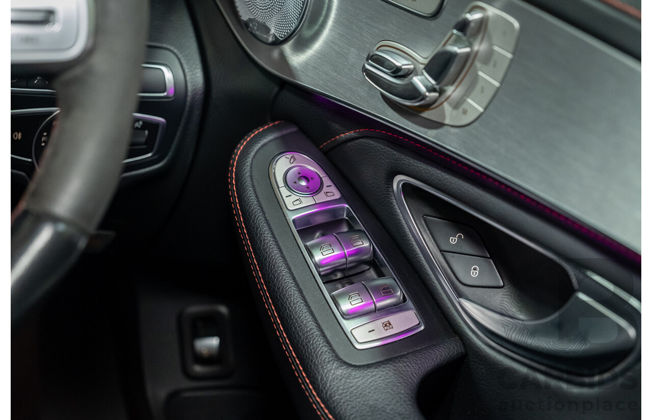 08/2018 Mercedes Benz C43 AMG 4Matic (AWD) MY19 W205 4d Sedan Obsidian Black Metallic Twin Turbo 3.0L