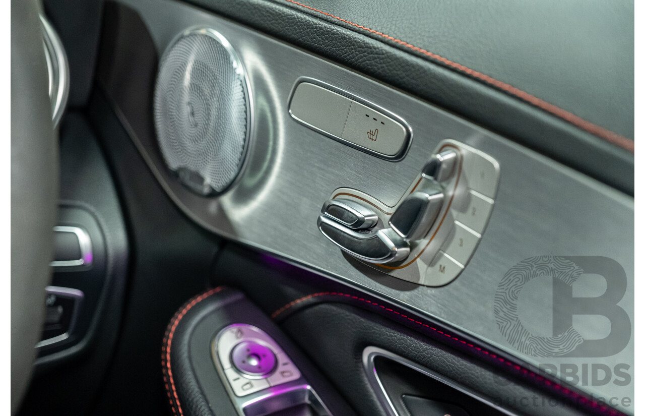 08/2018 Mercedes Benz C43 AMG 4Matic (AWD) MY19 W205 4d Sedan Obsidian Black Metallic Twin Turbo 3.0L