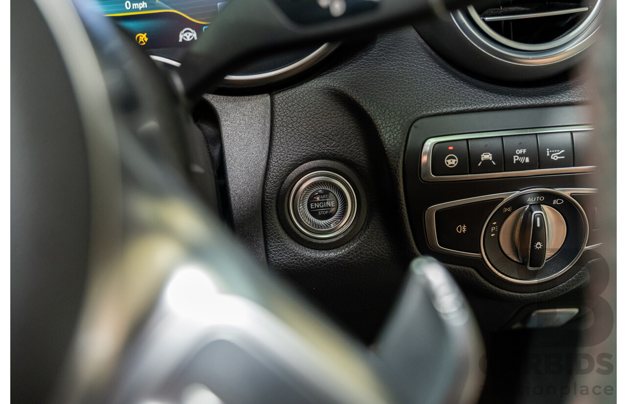 08/2018 Mercedes Benz C43 AMG 4Matic (AWD) MY19 W205 4d Sedan Obsidian Black Metallic Twin Turbo 3.0L