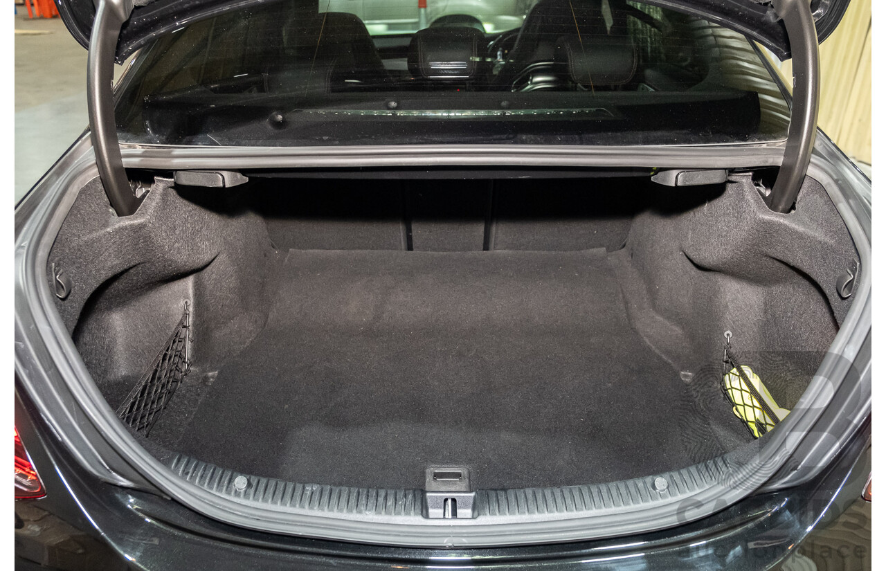 08/2018 Mercedes Benz C43 AMG 4Matic (AWD) MY19 W205 4d Sedan Obsidian Black Metallic Twin Turbo 3.0L