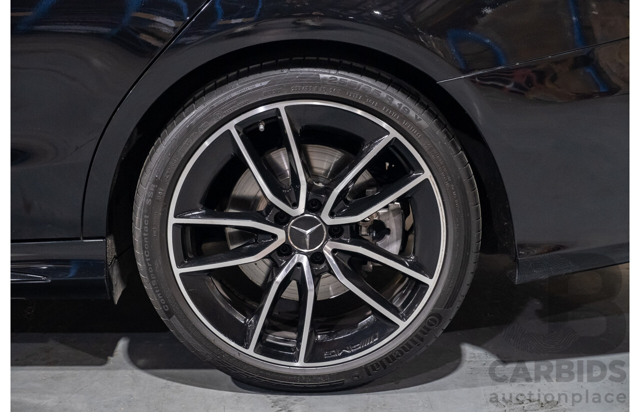 08/2018 Mercedes Benz C43 AMG 4Matic (AWD) MY19 W205 4d Sedan Obsidian Black Metallic Twin Turbo 3.0L