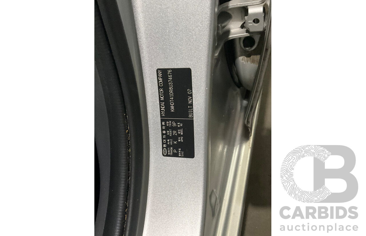 1/2008 Hyundai Elantra SX HD 4d Sedan Silver 2.0L