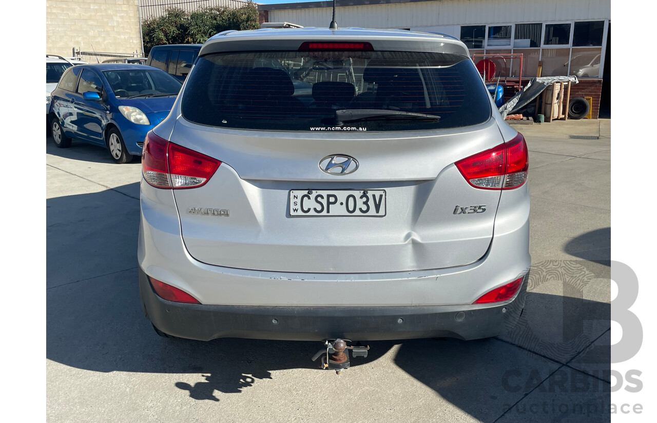 6/2012 Hyundai Ix35 Active (fwd) LM MY11 4d Wagon Silver 2.0L