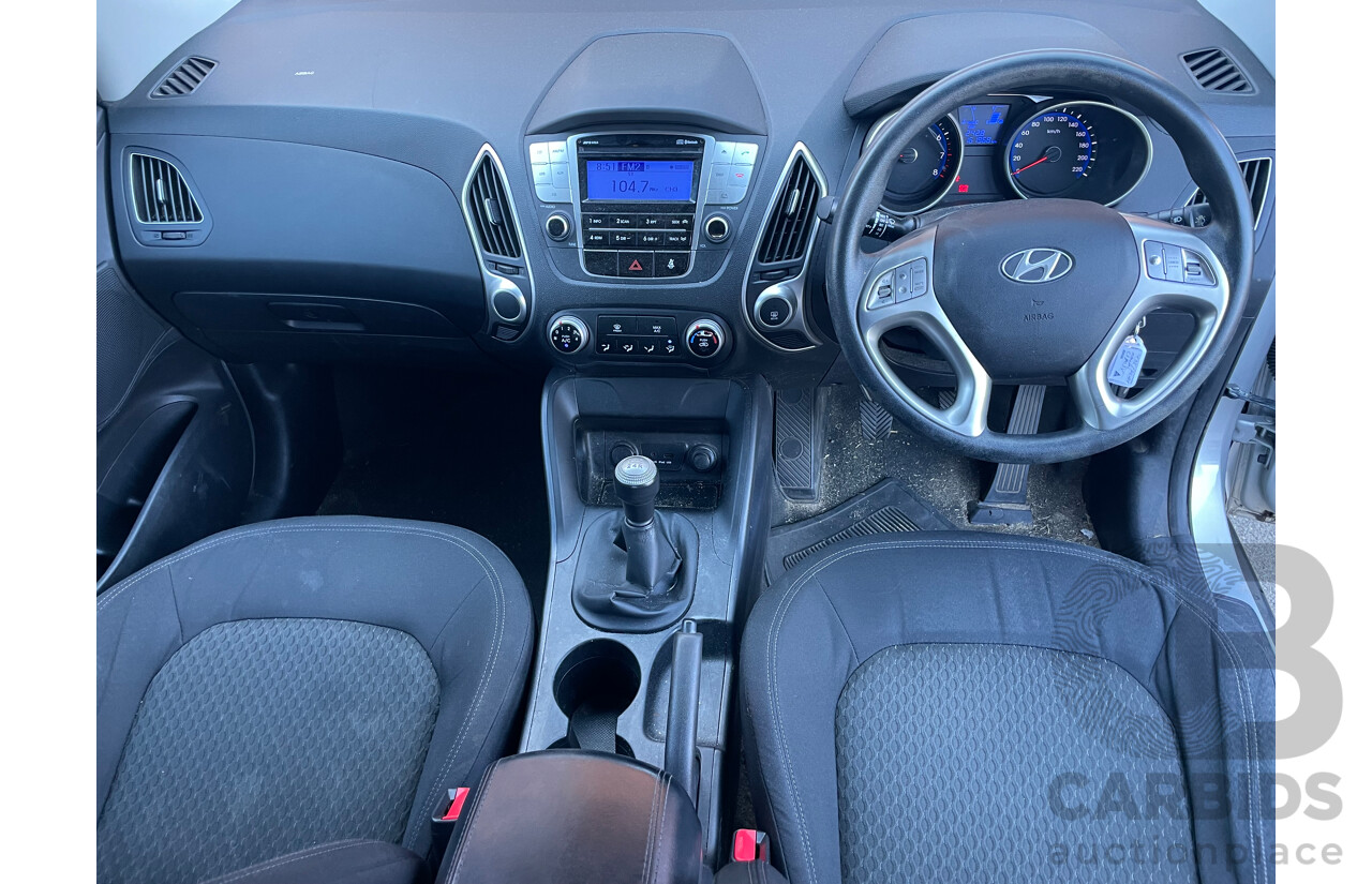 6/2012 Hyundai Ix35 Active (fwd) LM MY11 4d Wagon Silver 2.0L