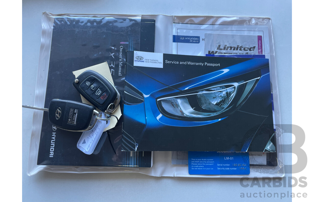 6/2012 Hyundai Ix35 Active (fwd) LM MY11 4d Wagon Silver 2.0L