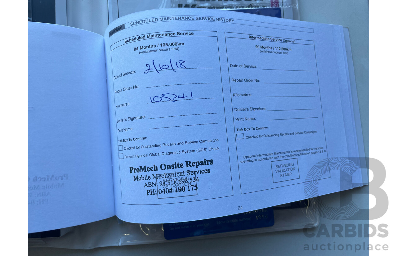 6/2012 Hyundai Ix35 Active (fwd) LM MY11 4d Wagon Silver 2.0L