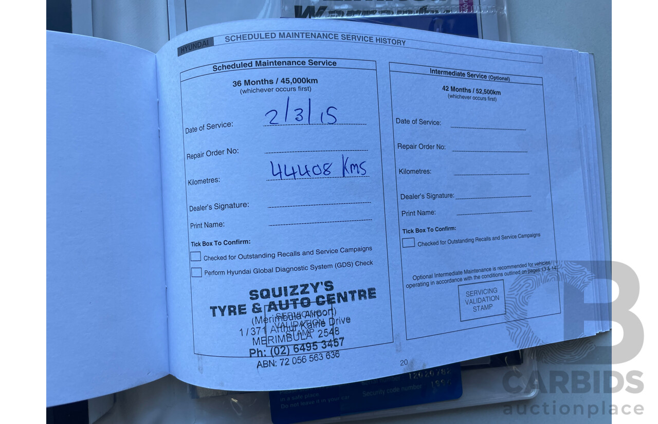 6/2012 Hyundai Ix35 Active (fwd) LM MY11 4d Wagon Silver 2.0L