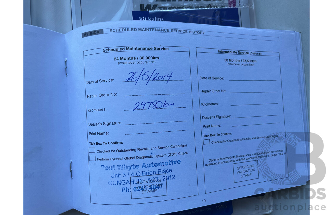 6/2012 Hyundai Ix35 Active (fwd) LM MY11 4d Wagon Silver 2.0L