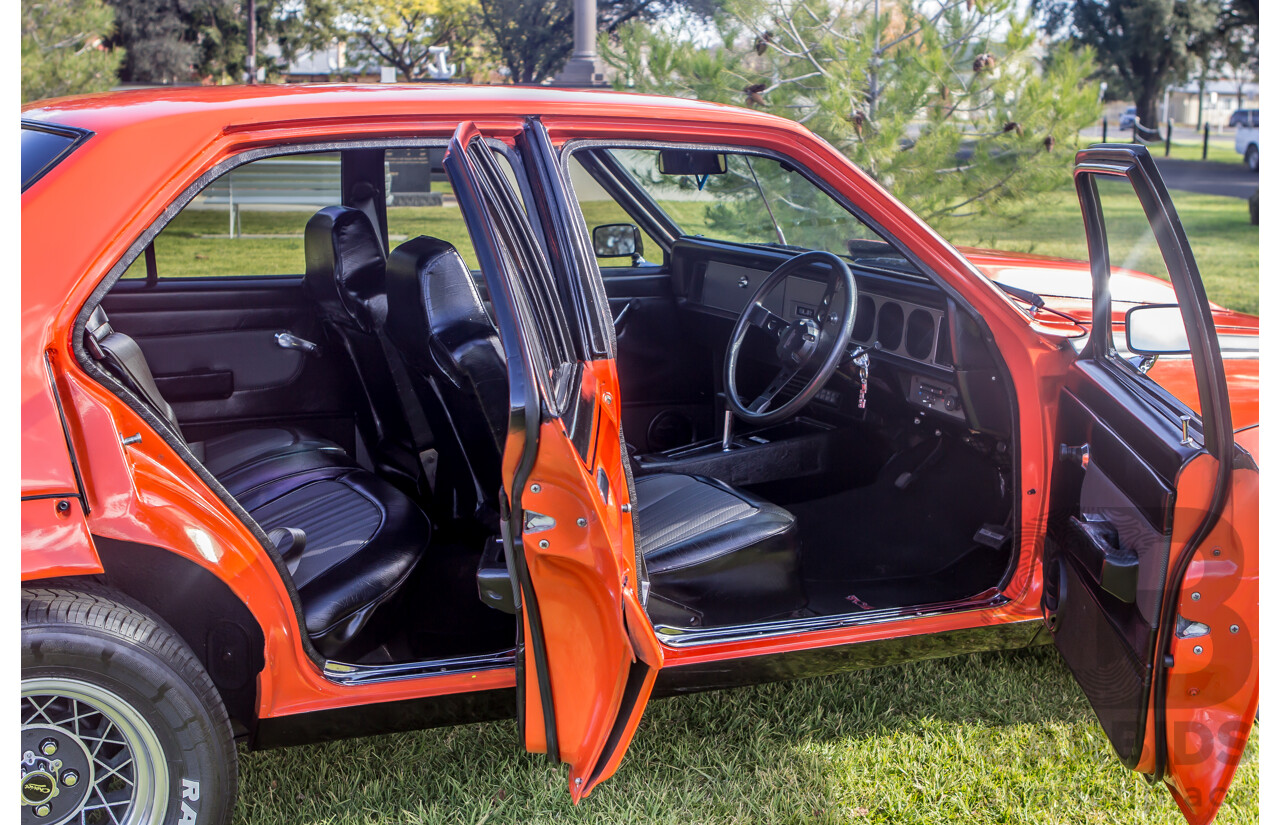 4/1974 Holden LH Torana SL/R 5000 Tribute 4d Sedan Orange V8 5.0L