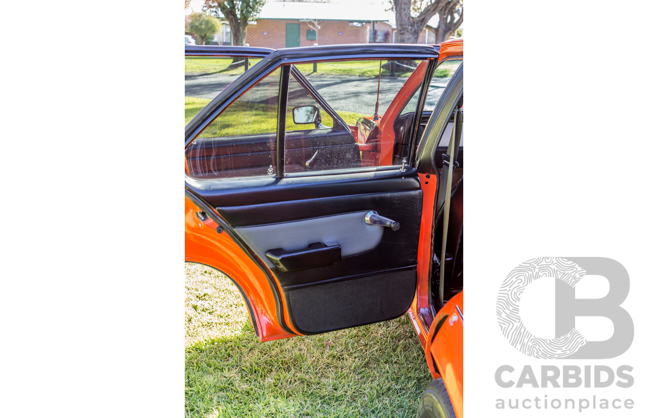 4/1974 Holden LH Torana SL/R 5000 Tribute 4d Sedan Orange V8 5.0L