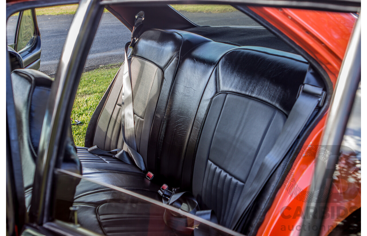 4/1974 Holden LH Torana SL/R 5000 Tribute 4d Sedan Orange V8 5.0L