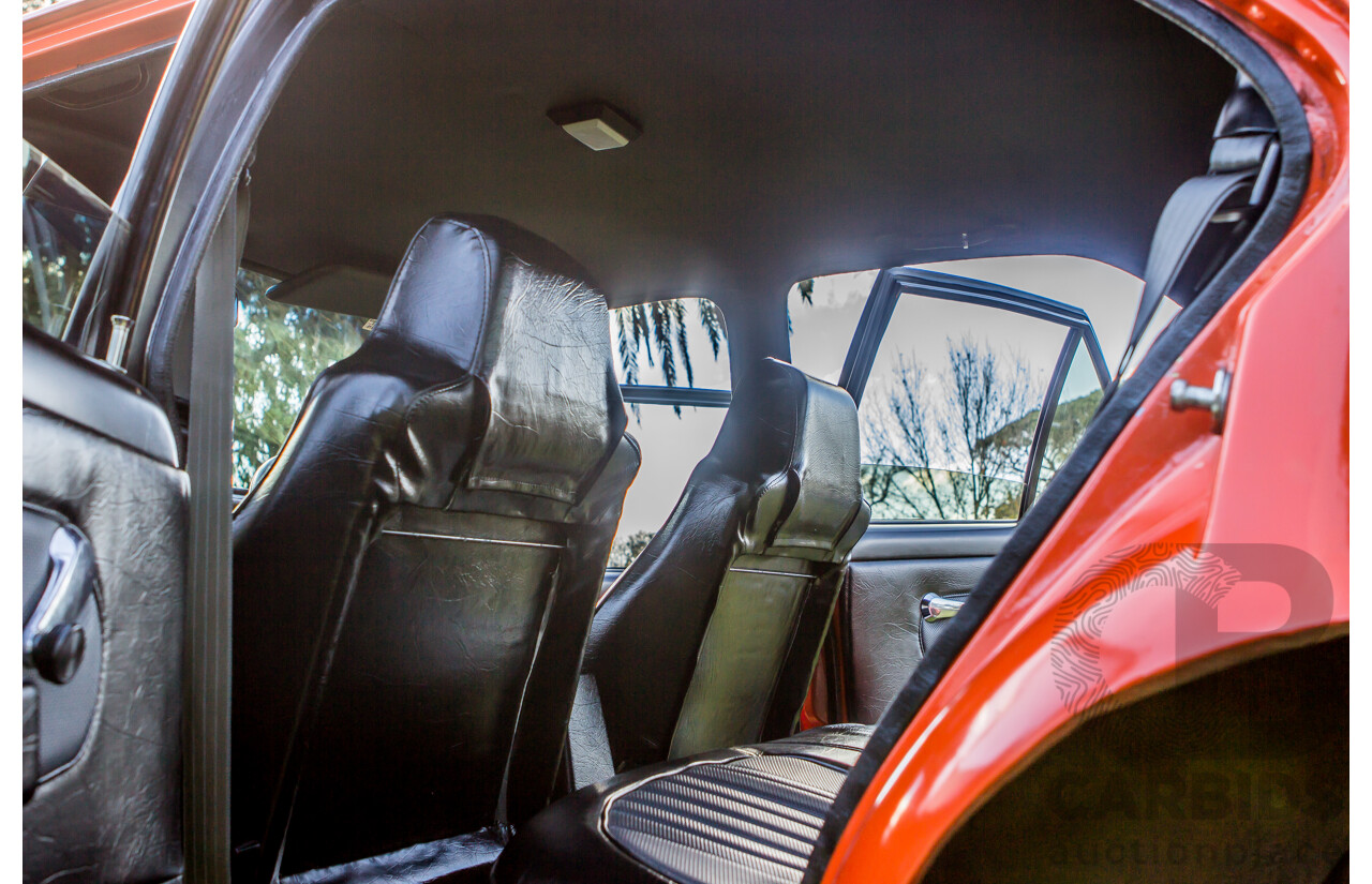4/1974 Holden LH Torana SL/R 5000 Tribute 4d Sedan Orange V8 5.0L