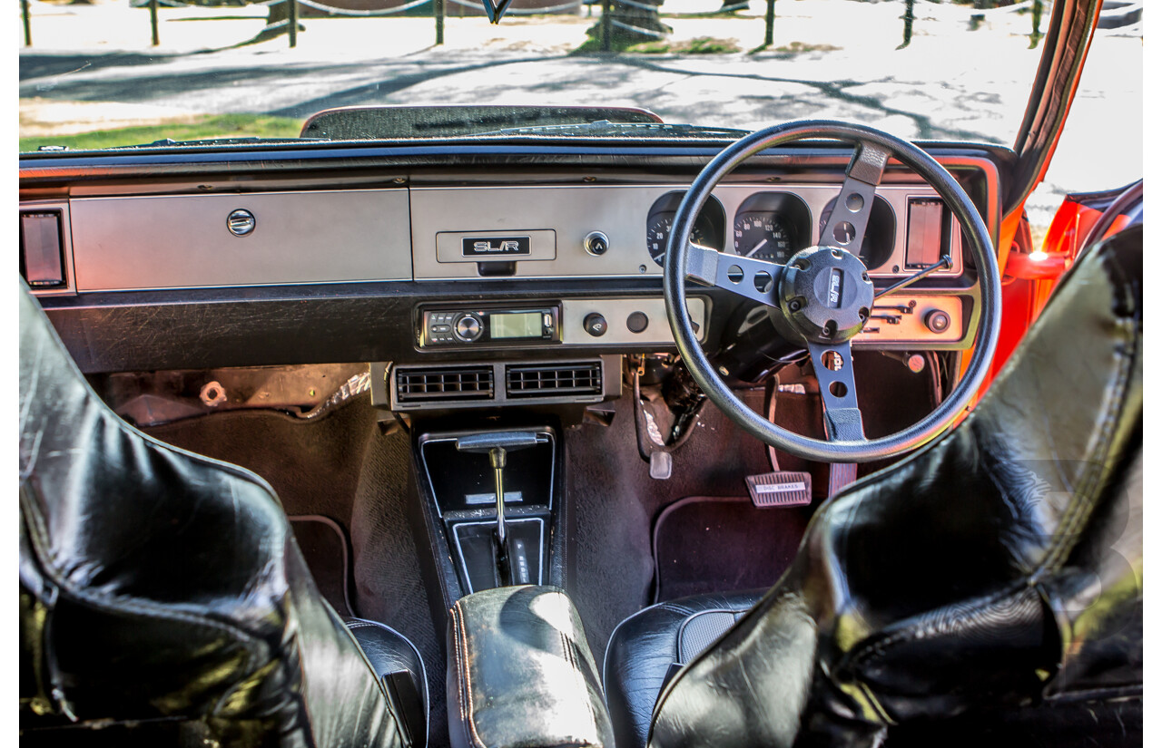 4/1974 Holden LH Torana SL/R 5000 Tribute 4d Sedan Orange V8 5.0L
