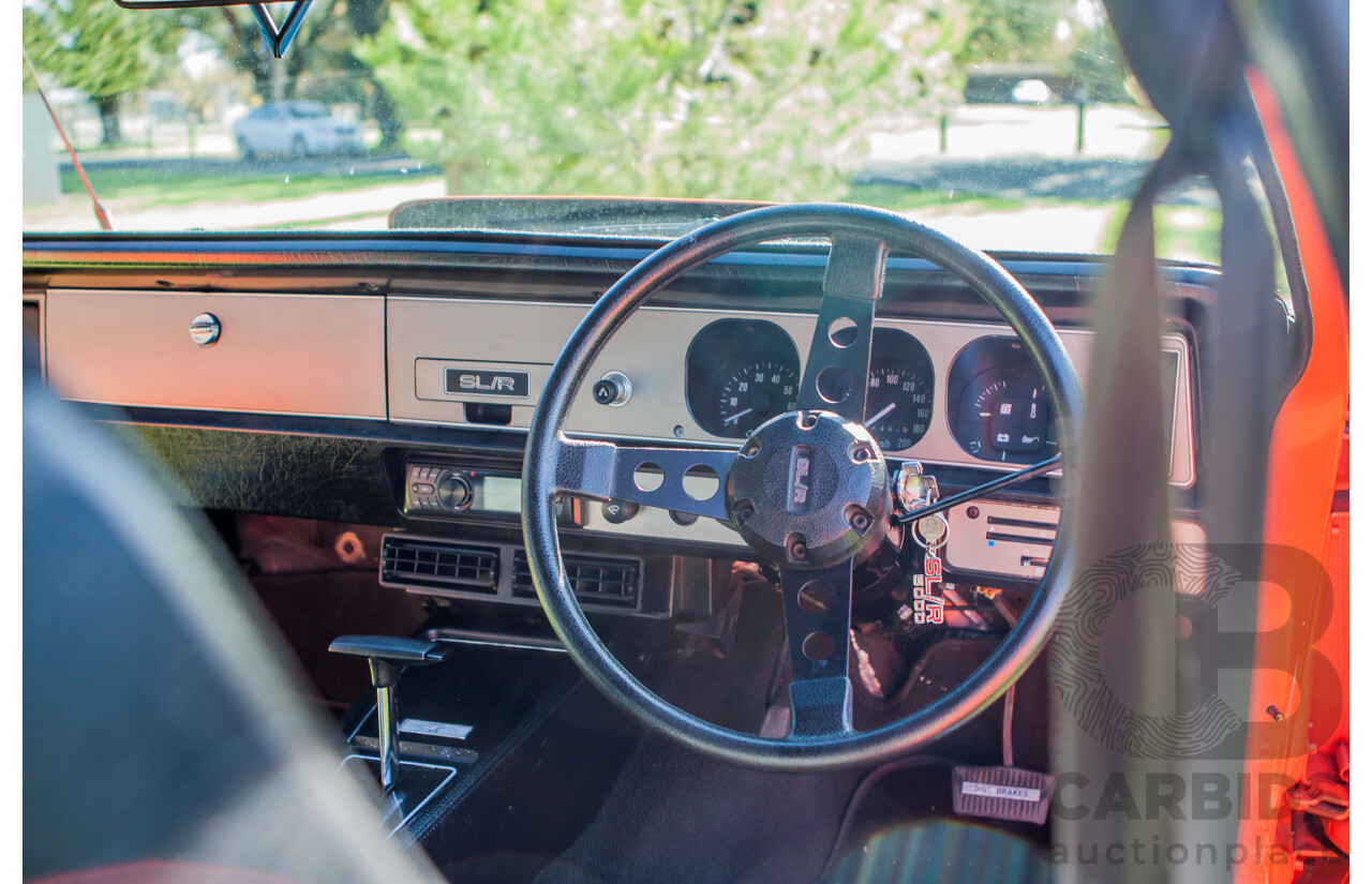 4/1974 Holden LH Torana SL/R 5000 Tribute 4d Sedan Orange V8 5.0L
