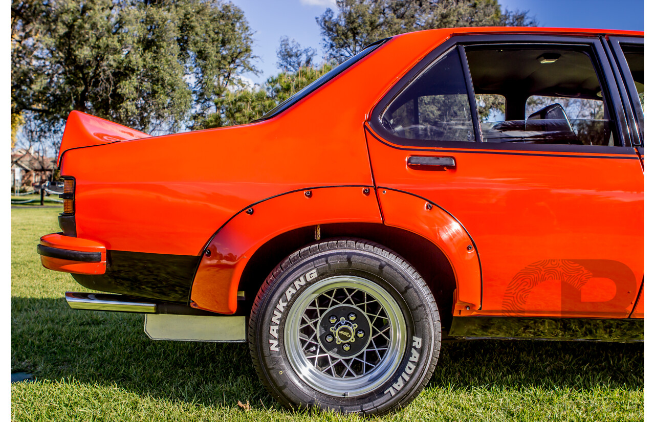 4/1974 Holden LH Torana SL/R 5000 Tribute 4d Sedan Orange V8 5.0L