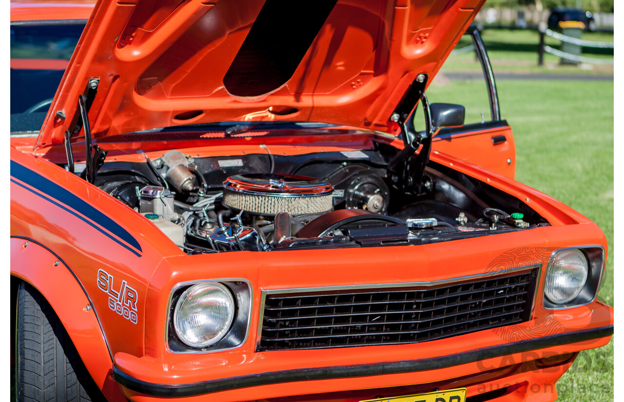 4/1974 Holden LH Torana SL/R 5000 Tribute 4d Sedan Orange V8 5.0L