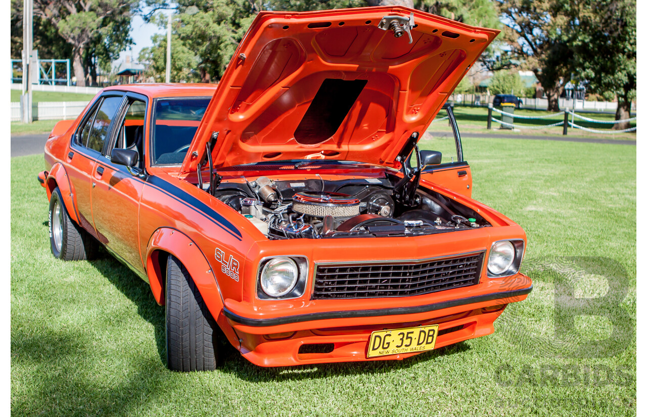 4/1974 Holden LH Torana SL/R 5000 Tribute 4d Sedan Orange V8 5.0L