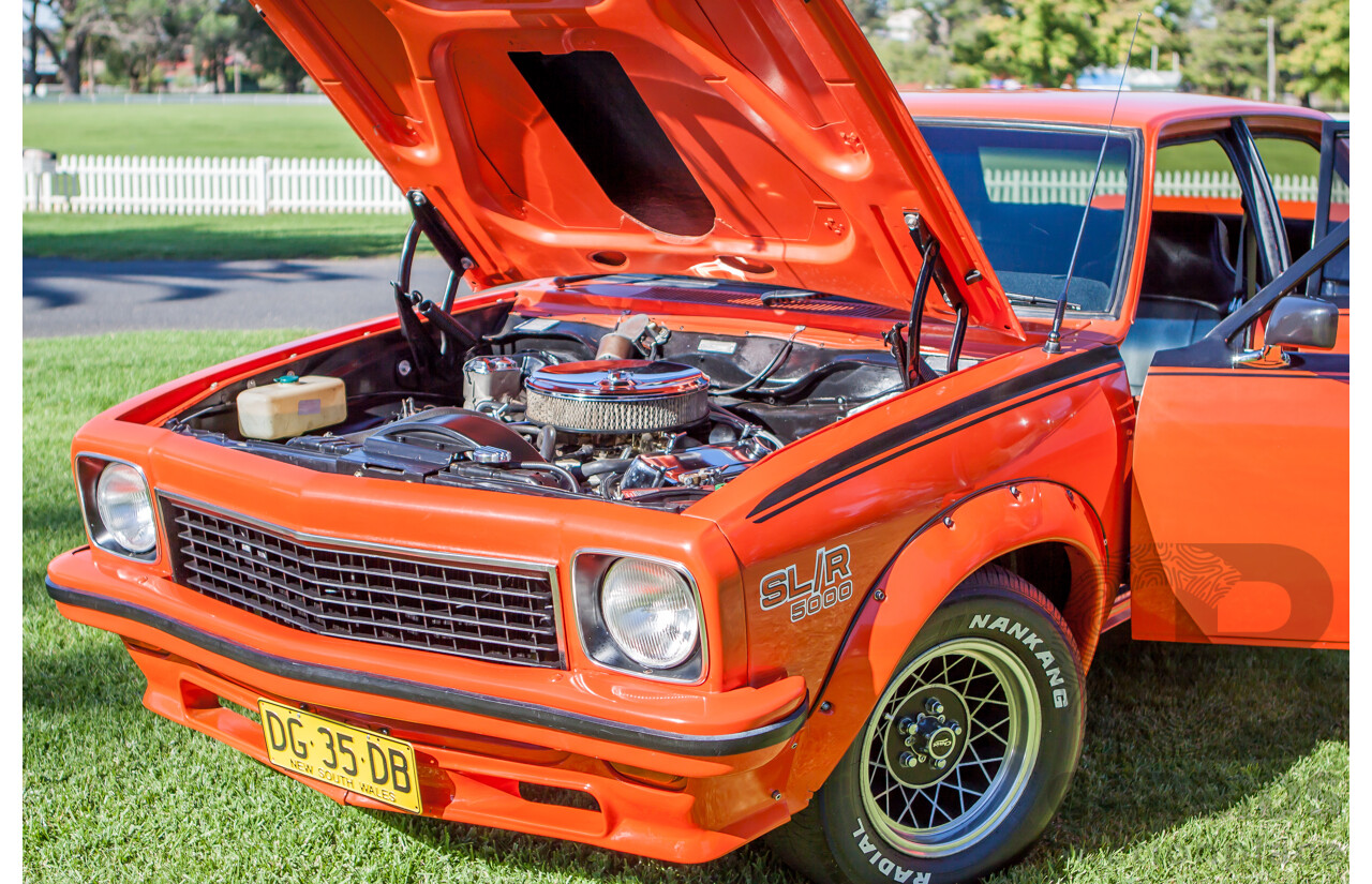 4/1974 Holden LH Torana SL/R 5000 Tribute 4d Sedan Orange V8 5.0L