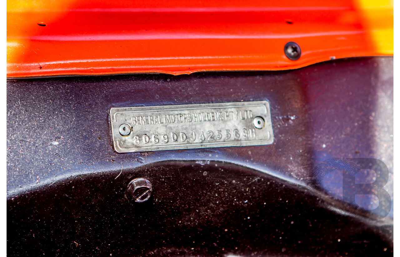 4/1974 Holden LH Torana SL/R 5000 Tribute 4d Sedan Orange V8 5.0L