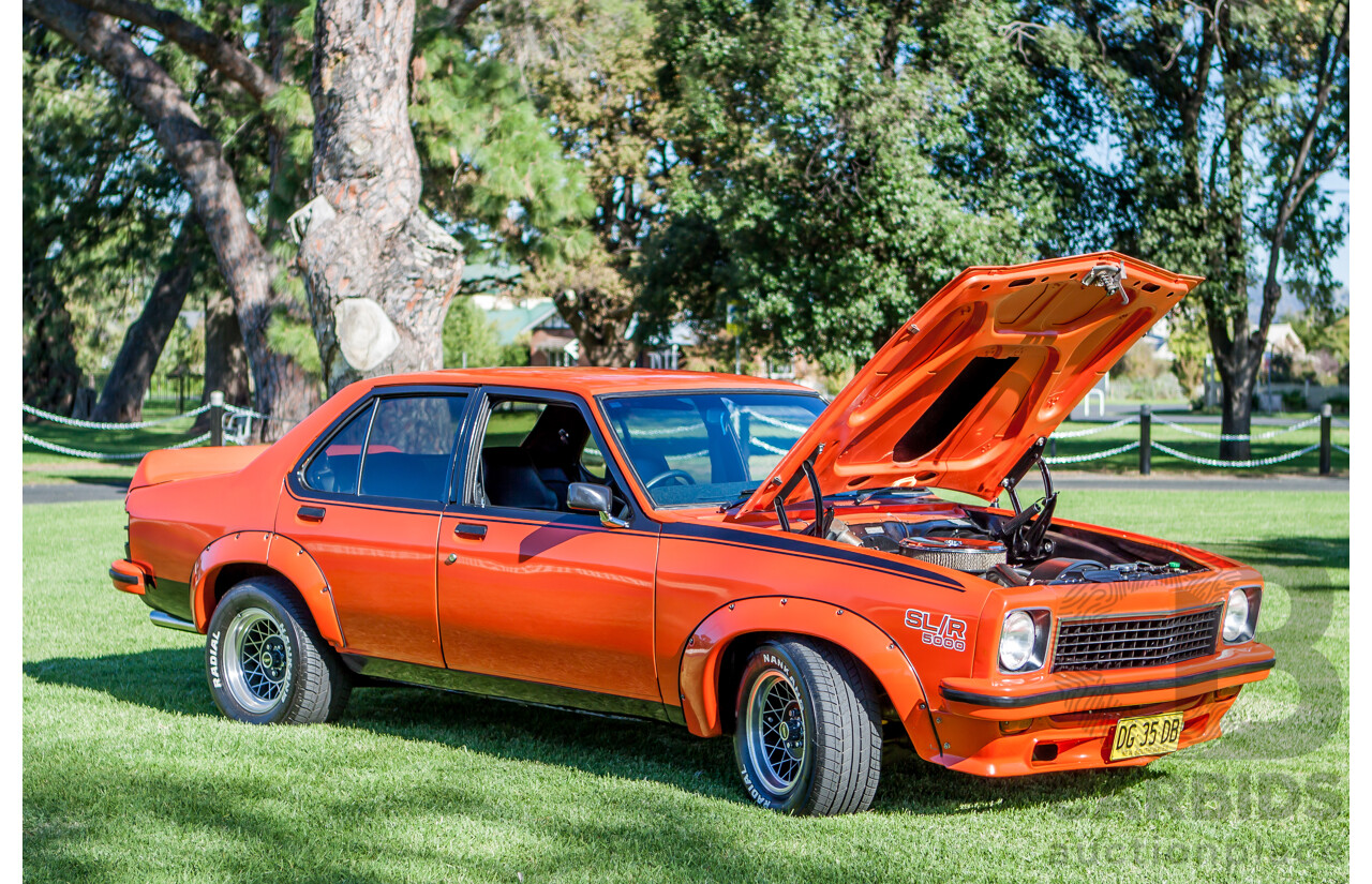 4/1974 Holden LH Torana SL/R 5000 Tribute 4d Sedan Orange V8 5.0L