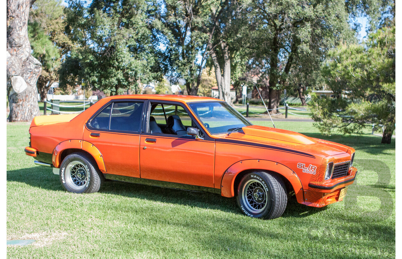 4/1974 Holden LH Torana SL/R 5000 Tribute 4d Sedan Orange V8 5.0L