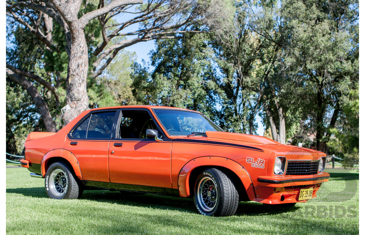 4/1974 Holden LH Torana SL/R 5000 Tribute 4d Sedan Orange V8 5.0L