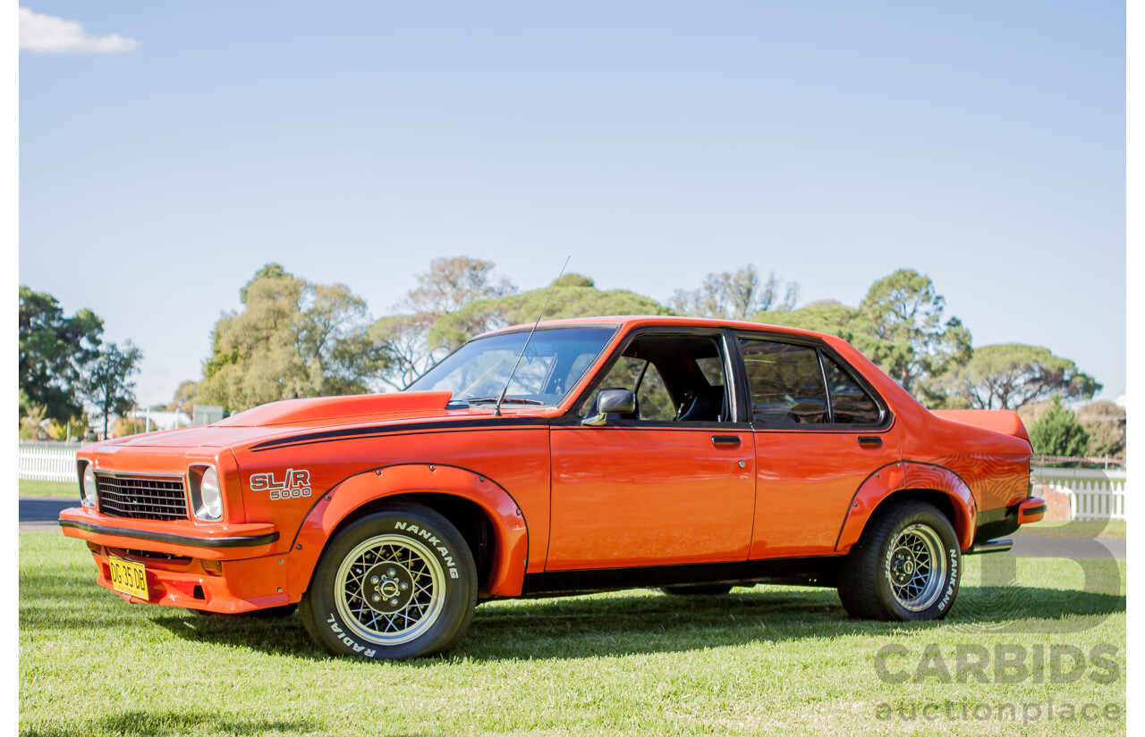 4/1974 Holden LH Torana SL/R 5000 Tribute 4d Sedan Orange V8 5.0L