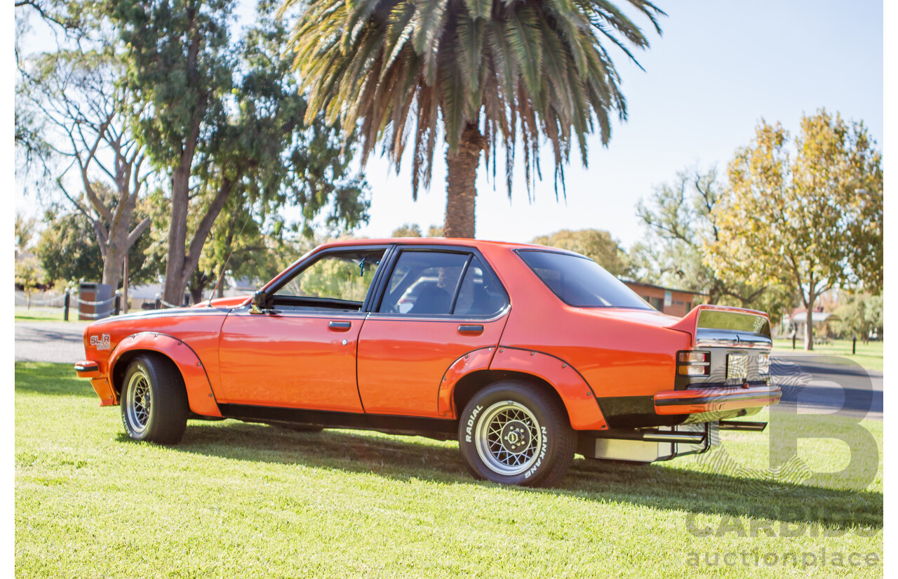 4/1974 Holden LH Torana SL/R 5000 Tribute 4d Sedan Orange V8 5.0L