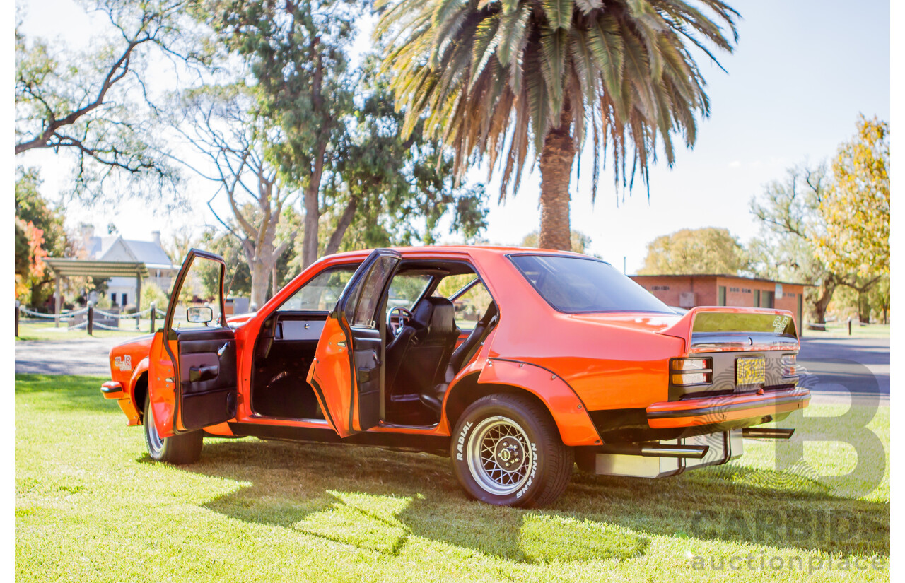 4/1974 Holden LH Torana SL/R 5000 Tribute 4d Sedan Orange V8 5.0L