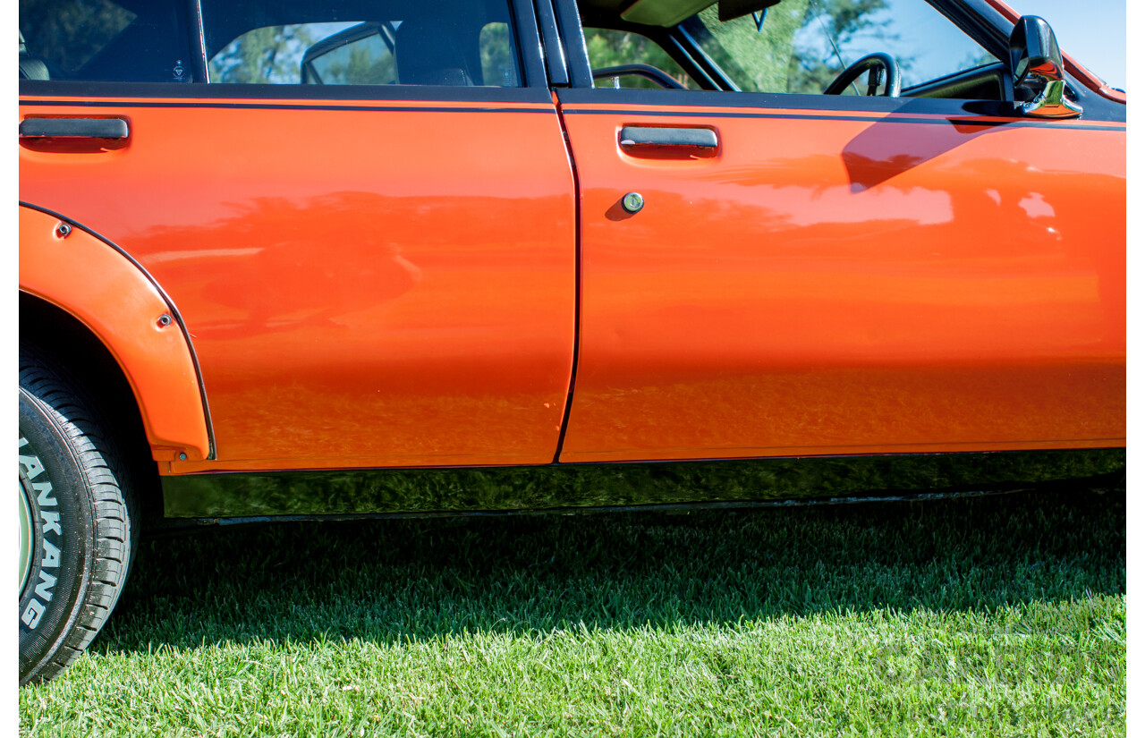 4/1974 Holden LH Torana SL/R 5000 Tribute 4d Sedan Orange V8 5.0L
