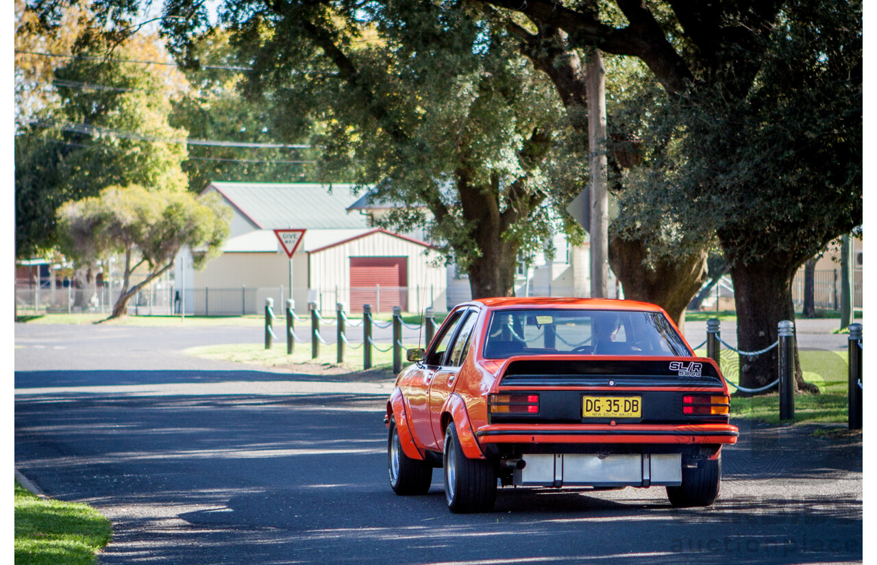 4/1974 Holden LH Torana SL/R 5000 Tribute 4d Sedan Orange V8 5.0L