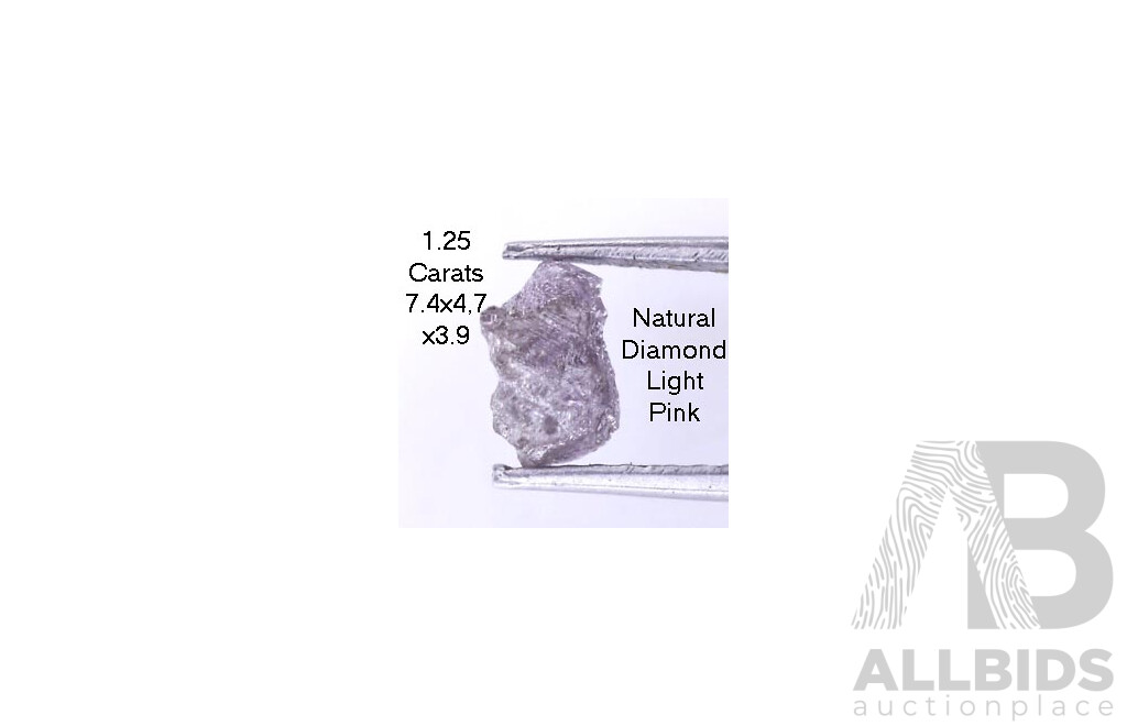 Natural DIAMOND Pinkish tinge