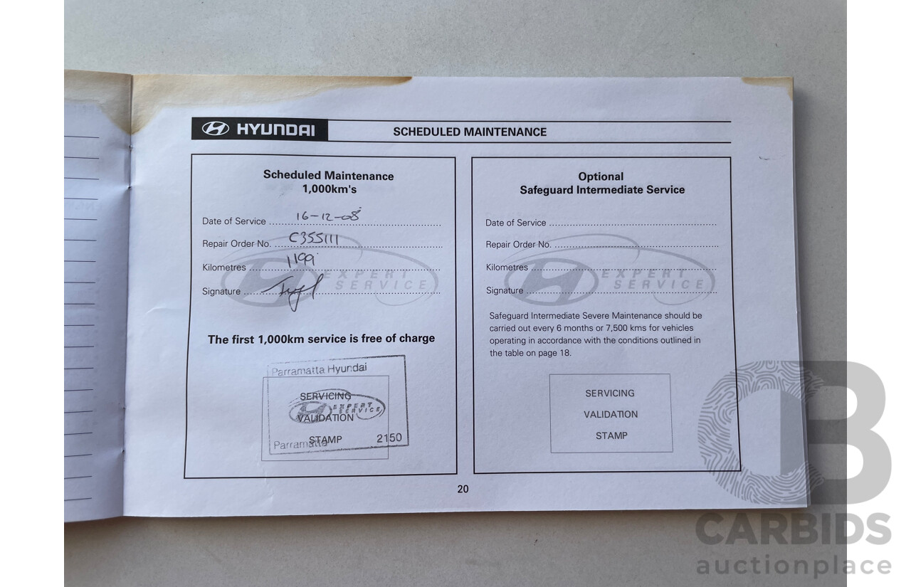 10/2008 Hyundai Getz S TB MY09 5d Hatchback Black 1.4L