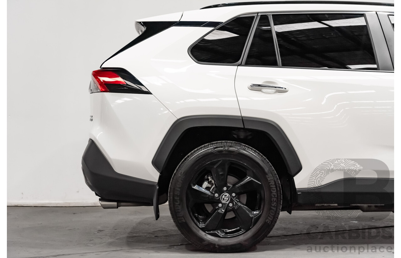 10/2019 Toyota RAV4 Cruiser Hybrid eFour (AWD) AXAH54R White 4d Wagon 2.5L - Hybrid