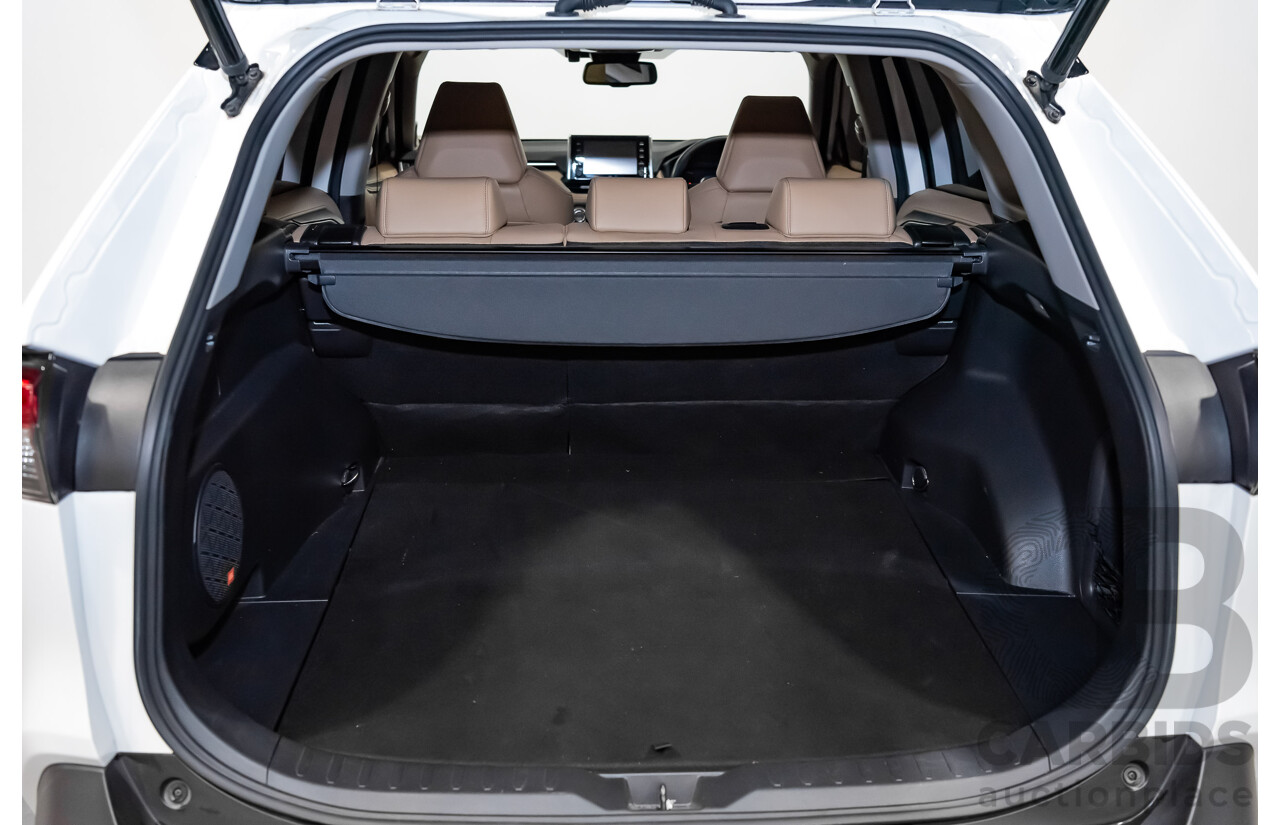 10/2019 Toyota RAV4 Cruiser Hybrid eFour (AWD) AXAH54R White 4d Wagon 2.5L - Hybrid
