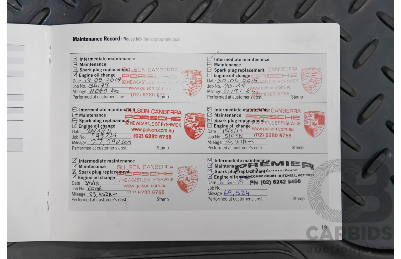 9/2013 Porsche Cayenne GTS Series 2 4d Wagon Black V8 4.8L