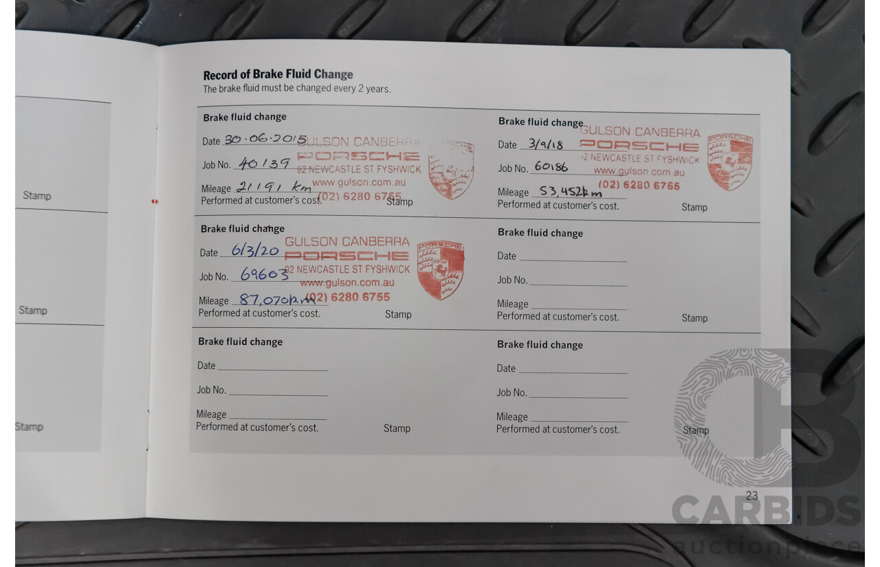 9/2013 Porsche Cayenne GTS Series 2 4d Wagon Black V8 4.8L