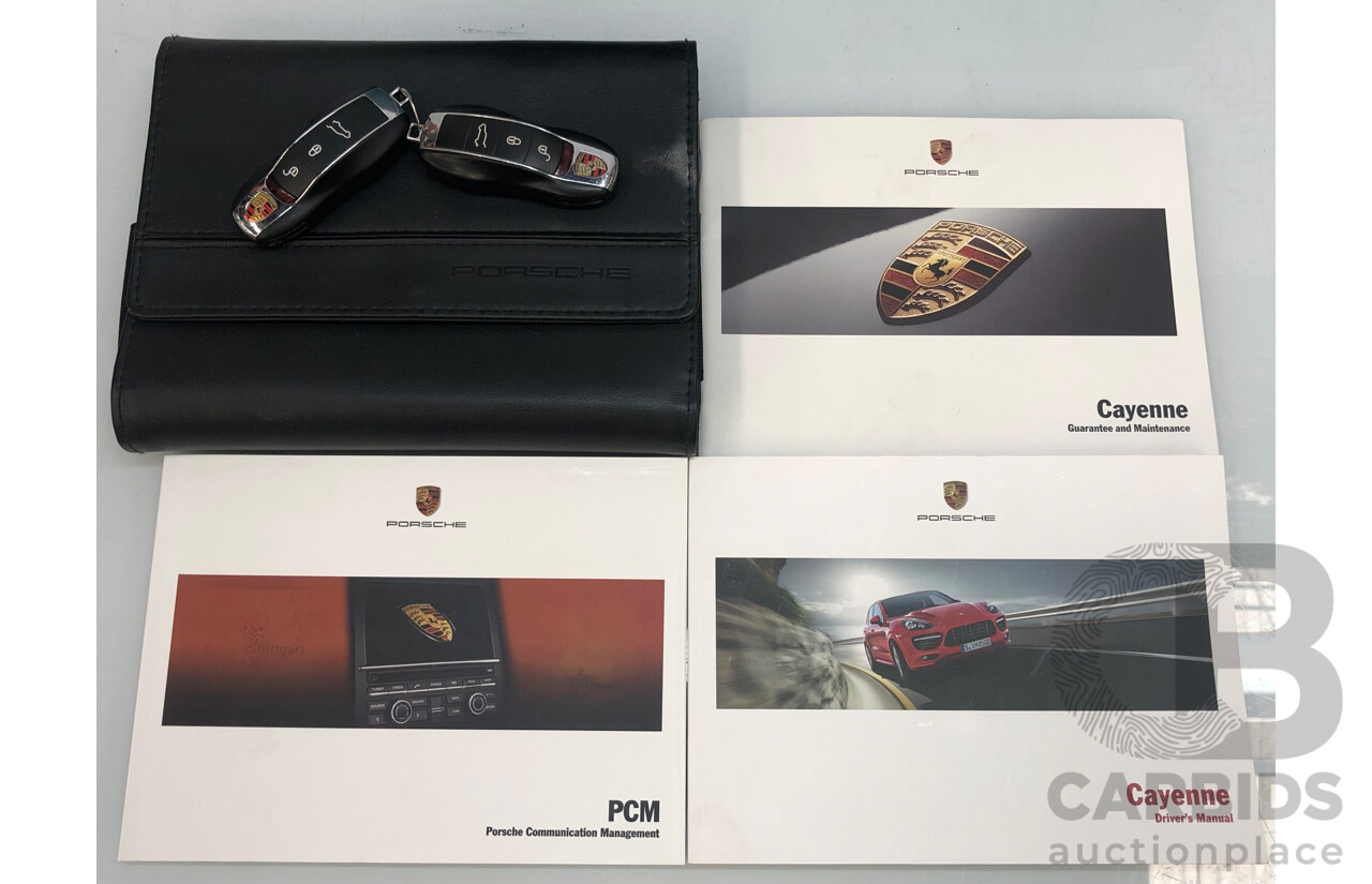 9/2013 Porsche Cayenne GTS Series 2 4d Wagon Black V8 4.8L