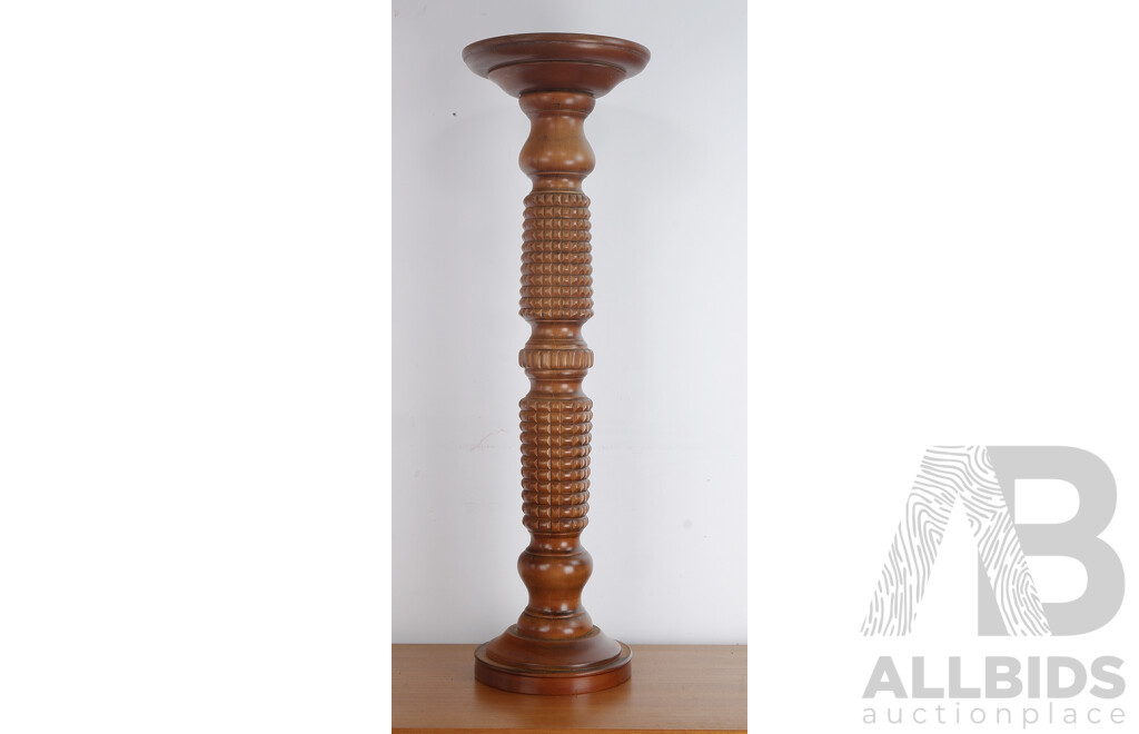 Turned Timber Plinth