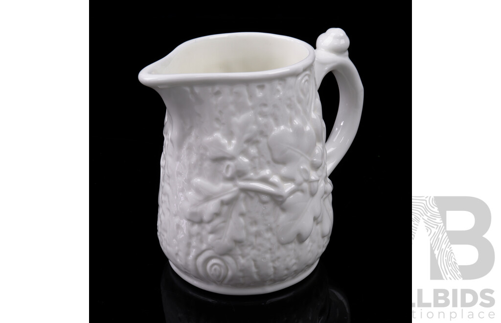 Minton Fine Porcleian Jug in Oak Leaf Design in Original Box